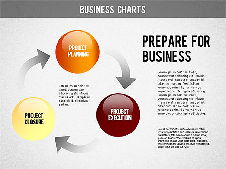 Project Life Cycle Diagram, Slide 5, 01316, Business Models — PoweredTemplate.com