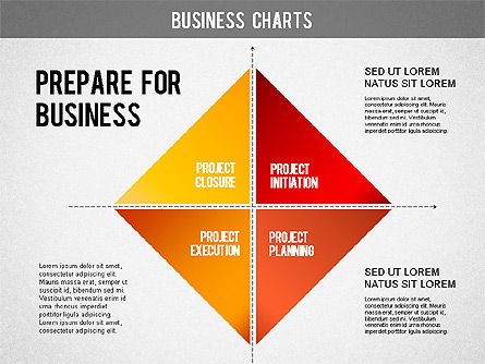 Project Life Cycle Diagram, Slide 7, 01316, Business Models — PoweredTemplate.com