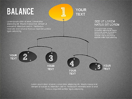 Schéma de concept d'équilibre, Diapositive 10, 01317, Modèles commerciaux — PoweredTemplate.com