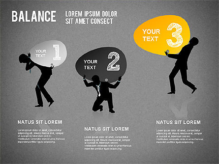 Schéma de concept d'équilibre, Diapositive 16, 01317, Modèles commerciaux — PoweredTemplate.com