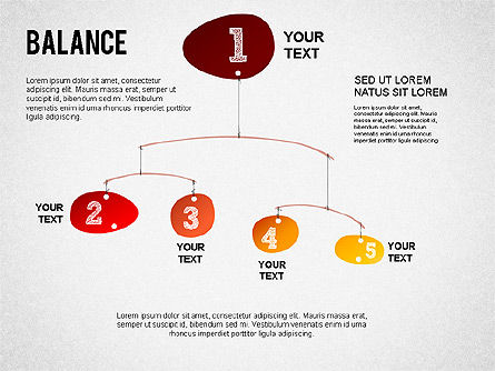 Diagrama del concepto de equilibrio, Diapositiva 2, 01317, Modelos de negocios — PoweredTemplate.com