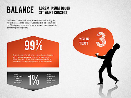 Schéma de concept d'équilibre, Diapositive 7, 01317, Modèles commerciaux — PoweredTemplate.com