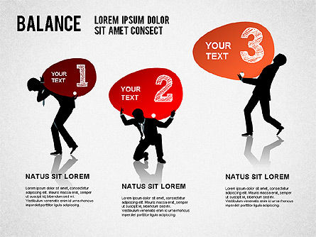 Schéma de concept d'équilibre, Diapositive 8, 01317, Modèles commerciaux — PoweredTemplate.com