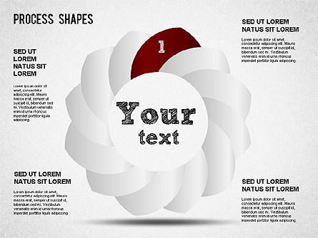 Stages Shapes Collection, PowerPoint Template, 01318, Stage Diagrams — PoweredTemplate.com