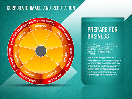 Image et réputation de l'entreprise, Diapositive 9, 01321, Modèles commerciaux — PoweredTemplate.com
