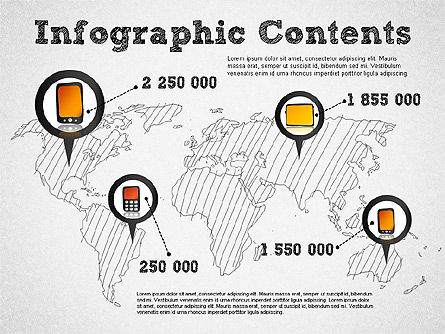 Verkoop en distributie infographics, Dia 2, 01322, Businessmodellen — PoweredTemplate.com
