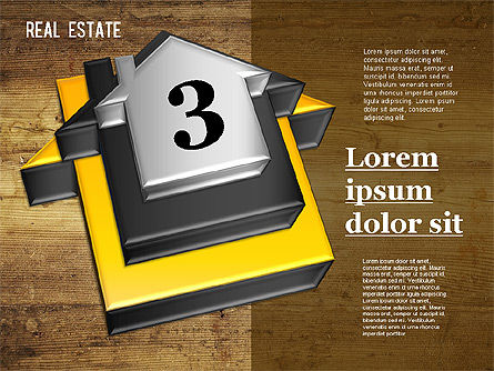 Diagramme du puzzle immobilier, Diapositive 11, 01325, Modèles commerciaux — PoweredTemplate.com