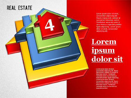 Real Estate Puzzle Diagram, Diapositiva 4, 01325, Modelos de negocios — PoweredTemplate.com