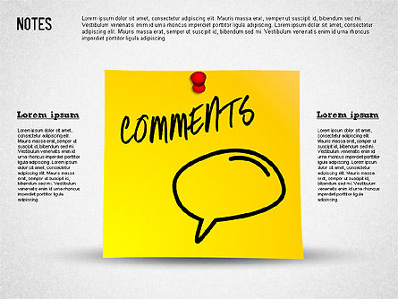 Tips and Notes Shapes, Slide 4, 01326, Shapes — PoweredTemplate.com