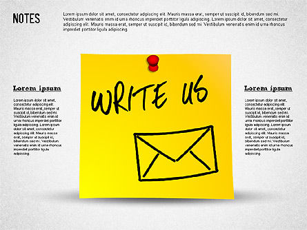 Tips and Notes Shapes, Slide 6, 01326, Shapes — PoweredTemplate.com