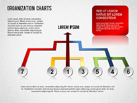 Organizational Chart, Slide 16, 01327, Organizational Charts — PoweredTemplate.com
