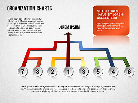 Organizational Chart, Slide 17, 01327, Organizational Charts — PoweredTemplate.com