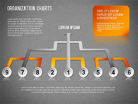 Organizational Chart, Slide 19, 01327, Organizational Charts — PoweredTemplate.com