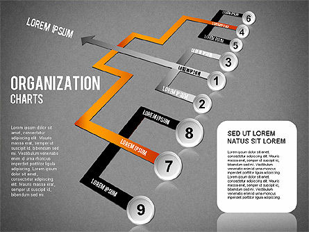 组织结构图, 幻灯片 20, 01327, 组织图表 — PoweredTemplate.com