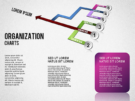 Organizational Chart, Slide 6, 01327, Organizational Charts — PoweredTemplate.com