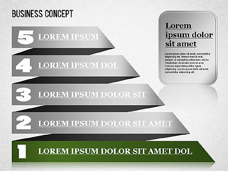 Formes colorées d'origami, Diapositive 10, 01330, Formes — PoweredTemplate.com