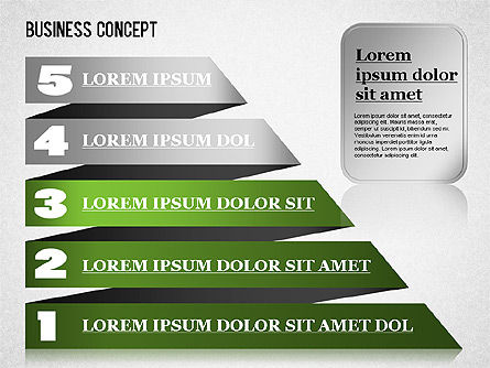 Formes colorées d'origami, Diapositive 12, 01330, Formes — PoweredTemplate.com