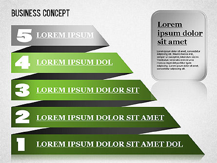 Formes colorées d'origami, Diapositive 13, 01330, Formes — PoweredTemplate.com