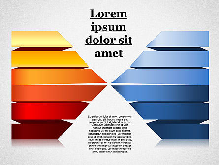 Forme origami colorati, Slide 2, 01330, Forme — PoweredTemplate.com