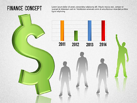 Diagrammes de concepts financiers définis, Diapositive 6, 01334, Modèles commerciaux — PoweredTemplate.com