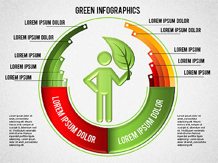 Infográficos ecológicos, 01337, Modelos de Negócio — PoweredTemplate.com