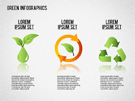 Infográficos ecológicos, Deslizar 10, 01337, Modelos de Negócio — PoweredTemplate.com