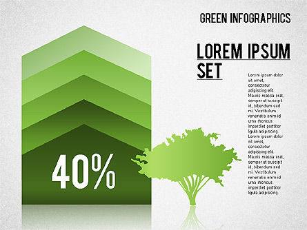 Infográficos ecológicos, Deslizar 8, 01337, Modelos de Negócio — PoweredTemplate.com