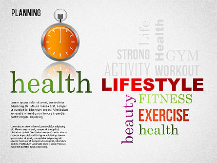 Lifestyle planning diagram, Dia 5, 01338, Businessmodellen — PoweredTemplate.com