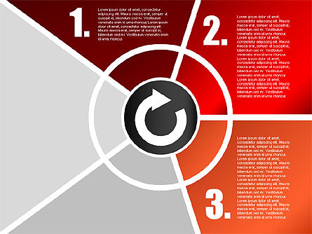 Gráfico de flujo de trabajo, Diapositiva 13, 01340, Diagramas de proceso — PoweredTemplate.com