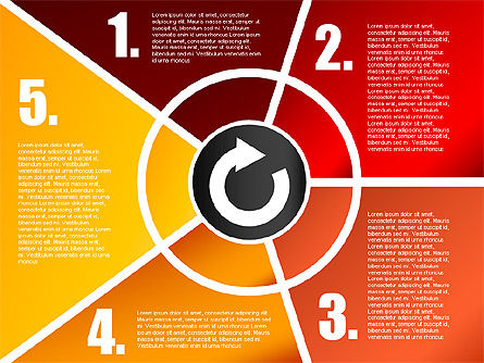 Gráfico de flujo de trabajo, Diapositiva 15, 01340, Diagramas de proceso — PoweredTemplate.com