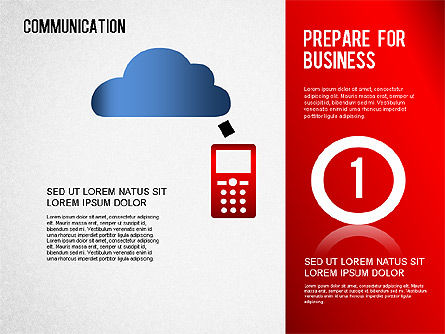 Communicatie infographics, Dia 2, 01342, Businessmodellen — PoweredTemplate.com