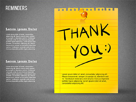Reminders, Deslizar 10, 01344, Modelos de Negócio — PoweredTemplate.com