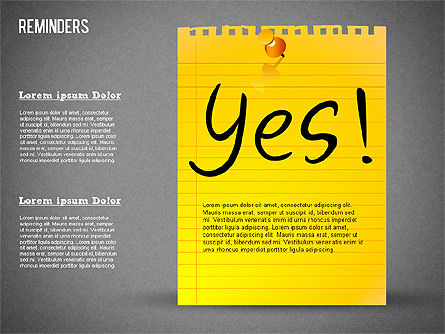 Reminders, Slide 15, 01344, Business Models — PoweredTemplate.com