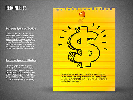 Reminders, Deslizar 16, 01344, Modelos de Negócio — PoweredTemplate.com