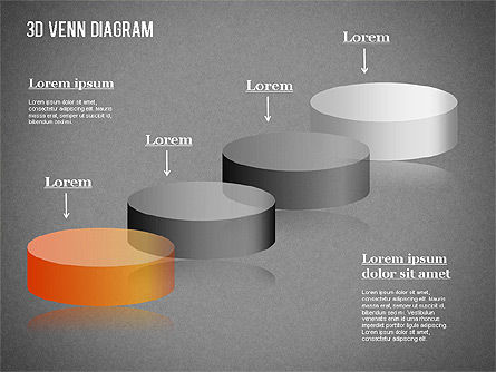 Transparente farbige Venn-Diagramme, Folie 16, 01345, Business Modelle — PoweredTemplate.com