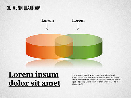 Transparente farbige Venn-Diagramme, Folie 5, 01345, Business Modelle — PoweredTemplate.com