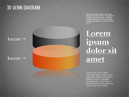 Transparente farbige Venn-Diagramme, Folie 9, 01345, Business Modelle — PoweredTemplate.com