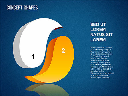 Concept Shapes Set, Slide 11, 01347, Shapes — PoweredTemplate.com