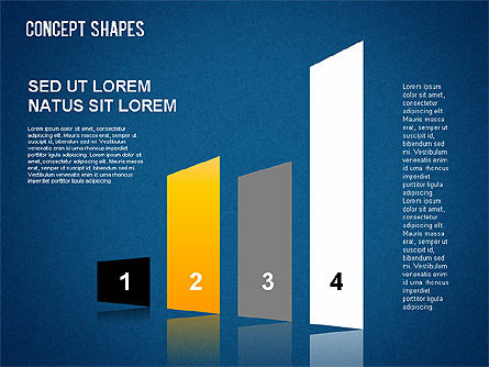 Ensemble de formes de concept, Diapositive 14, 01347, Formes — PoweredTemplate.com