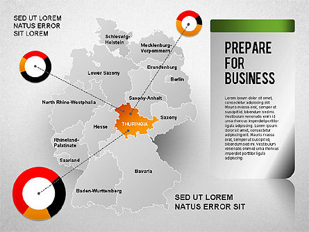독일 프리젠 테이션 다이어그램, 슬라이드 10, 01349, 비즈니스 모델 — PoweredTemplate.com