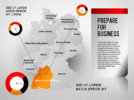 Diagram Presentasi Jerman, Slide 14, 01349, Model Bisnis — PoweredTemplate.com