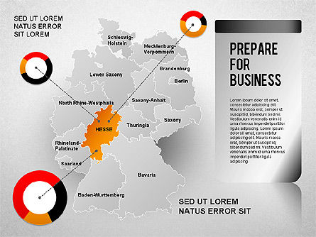 독일 프리젠 테이션 다이어그램, 슬라이드 9, 01349, 비즈니스 모델 — PoweredTemplate.com