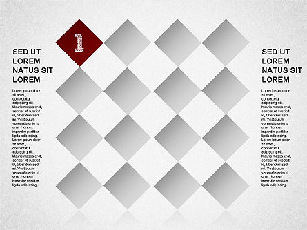 Schéma de processus séquentiel séquentiel, Diapositive 2, 01351, Schémas de procédés — PoweredTemplate.com