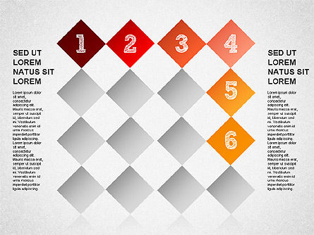 Schéma de processus séquentiel séquentiel, Diapositive 7, 01351, Schémas de procédés — PoweredTemplate.com