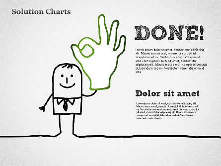 Finding Solution Chart, Slide 8, 01354, Business Models — PoweredTemplate.com