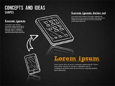 Concepts and Ideas Shapes, Slide 11, 01356, Shapes — PoweredTemplate.com