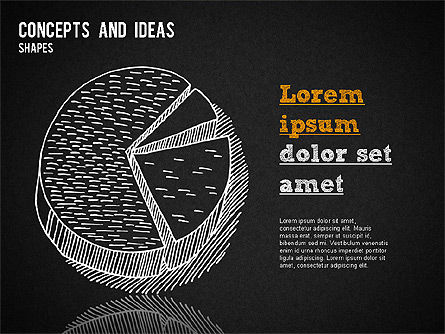 Concepts et formes d'idées, Diapositive 16, 01356, Formes — PoweredTemplate.com