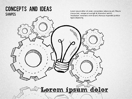 Concepts and Ideas Shapes, Slide 4, 01356, Shapes — PoweredTemplate.com