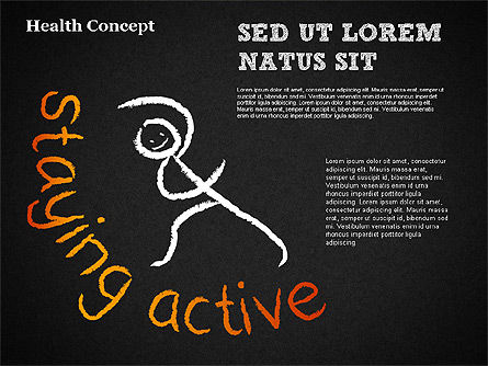 Forme Healthy lifestyle concept, Slide 13, 01359, Diagrammi e Grafici Medici — PoweredTemplate.com