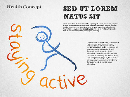 Forme Healthy lifestyle concept, Slide 2, 01359, Diagrammi e Grafici Medici — PoweredTemplate.com